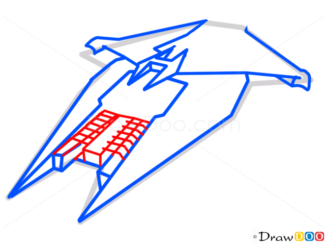 How to Draw Narn Heavy Cruiser, Babylon 5, Spaceships