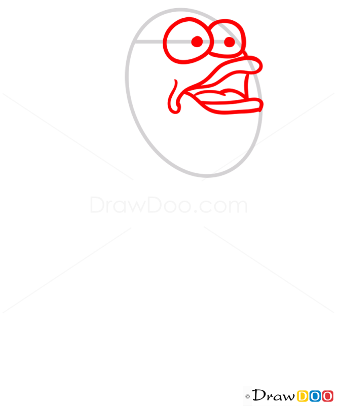 How to Draw Fred Rechid, Spongebob
