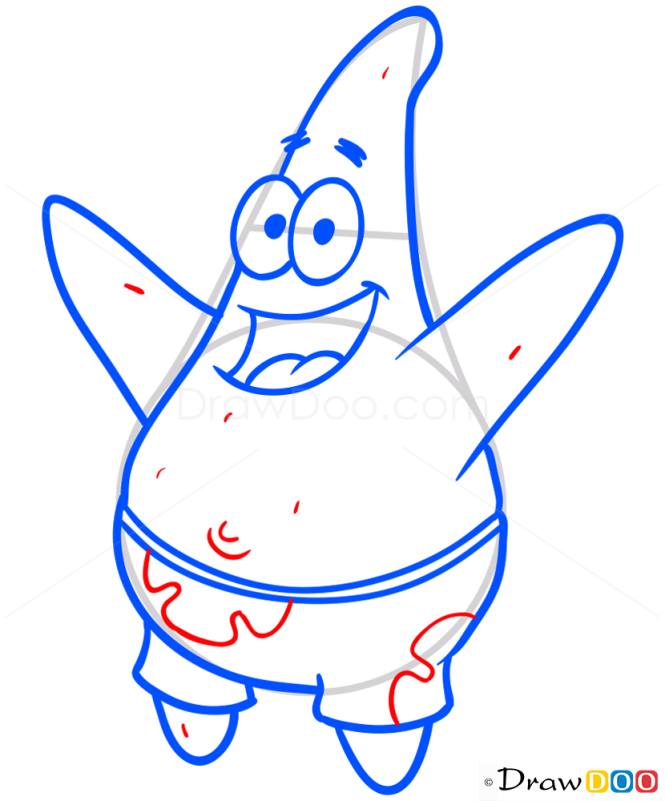 How to Draw Patrick Star, Spongebob