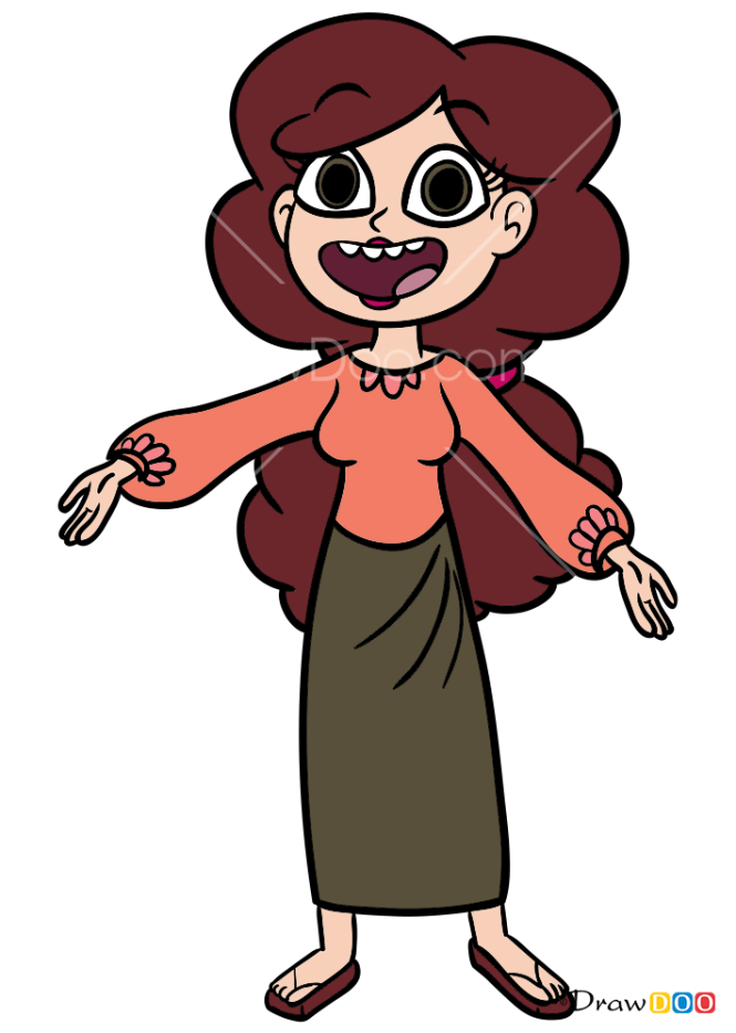How to Draw Mrs. Diaz, Star vs. the Forces of Evil