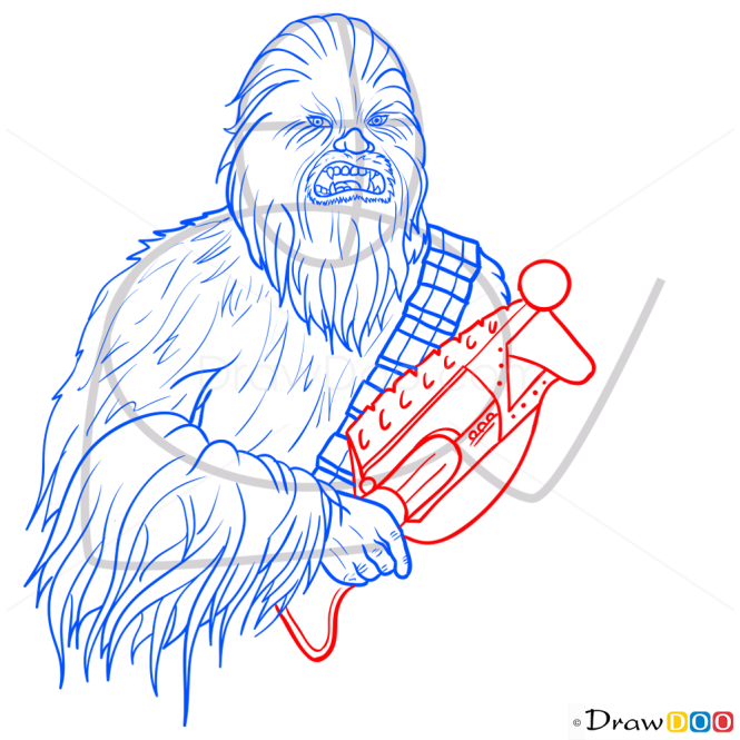 How to Draw Chewbacca, Star Wars