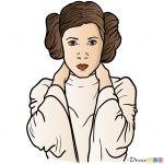 How to Draw Princess Leia, Star Wars