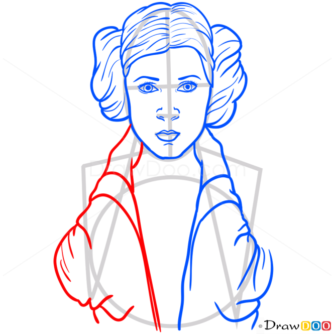 How to Draw Princess Leia, Star Wars