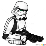 How to Draw Stormtrooper, Star Wars