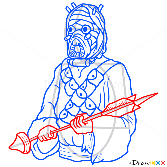 How to Draw Tusken Raider, Star Wars
