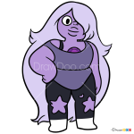 How to Draw Amethyst, Steven Universe