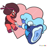 How to Draw Ruby and Sapphire, Steven Universe