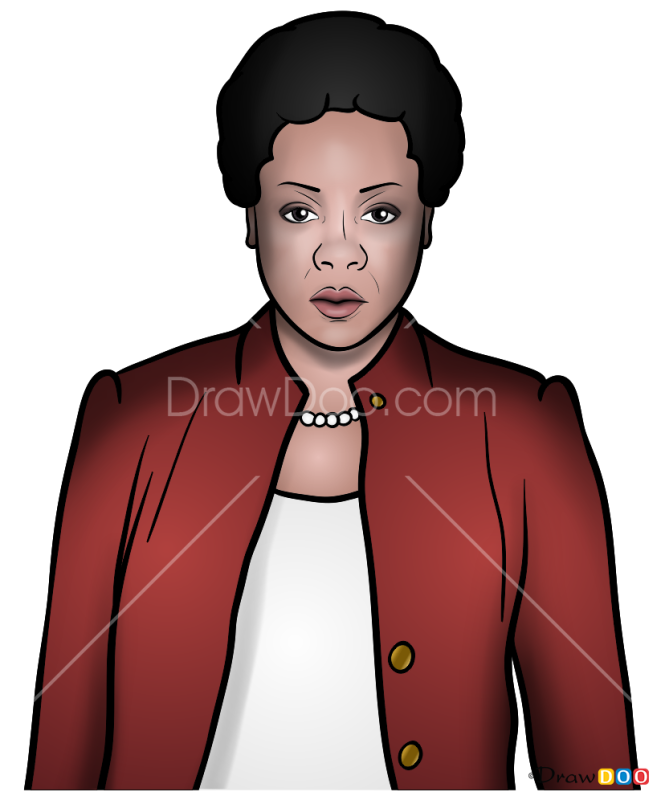 How to Draw Amanda Waller, Suicide Squad