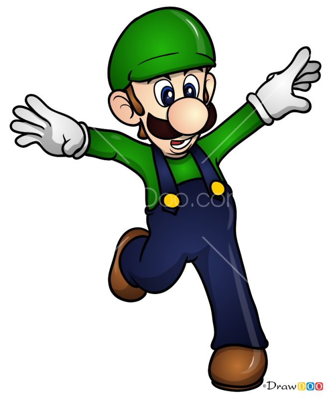 How to Draw Luigi, Super Mario