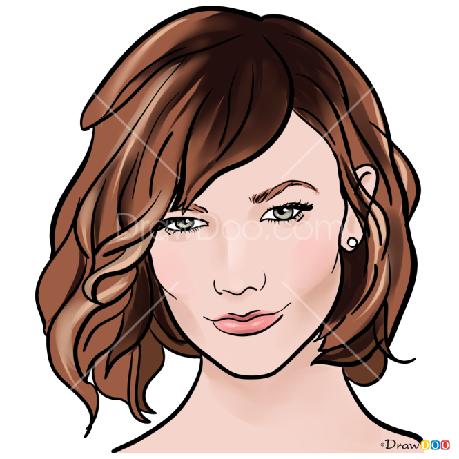 How to Draw Karlie Kloss, Supermodels
