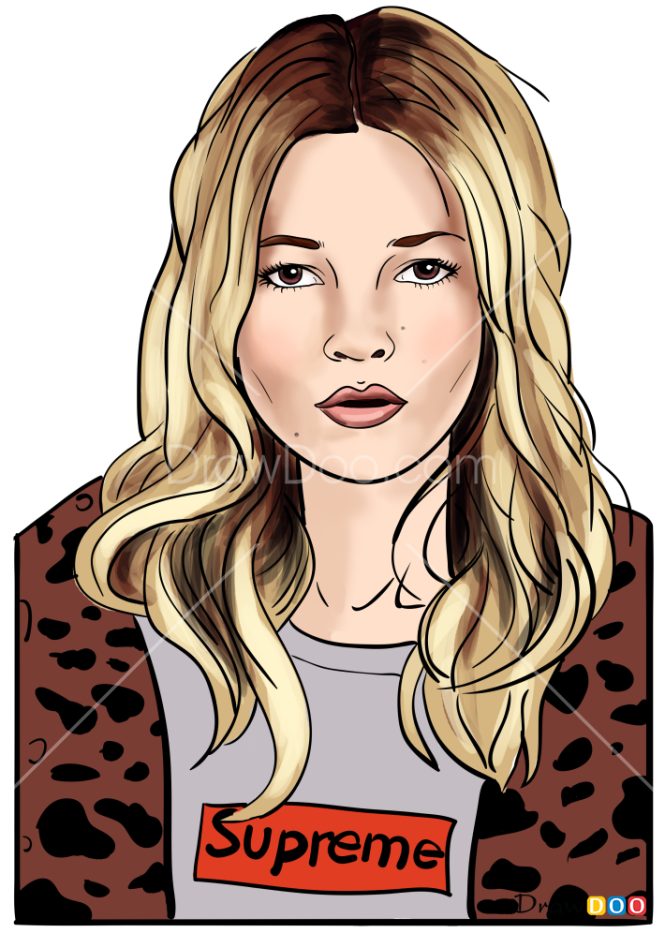 How to Draw Kate Moss, Supermodels