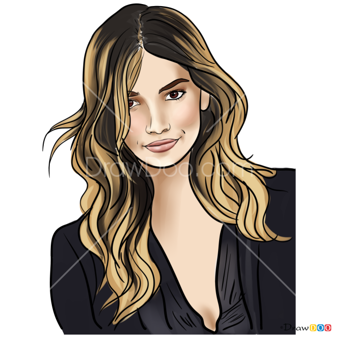 How to Draw Lilly Aldridge, Supermodels
