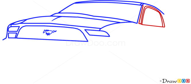 How to Draw Ford GT, Supercars
