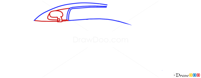 How to Draw Koenigsegg CC8S, Supercars