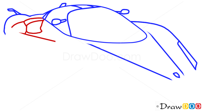 How to Draw SSC Ultimate Aero XT, Supercars