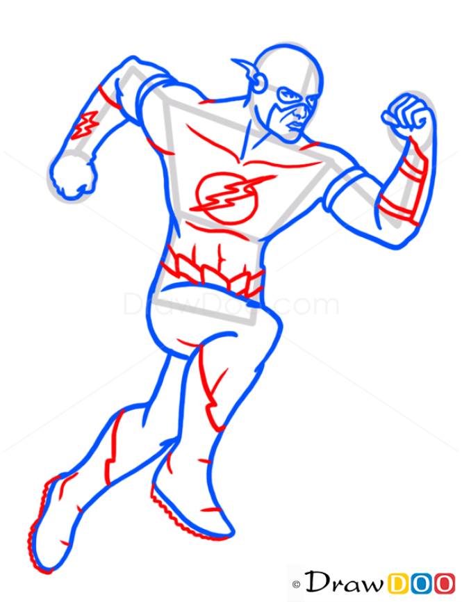 How to Draw Flash, Superheroes