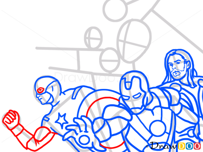 How to Draw Avengers, Superheroes