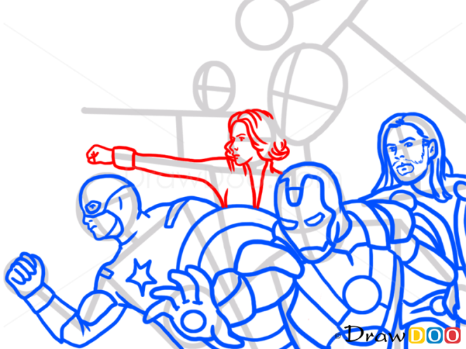 How to Draw Avengers, Superheroes