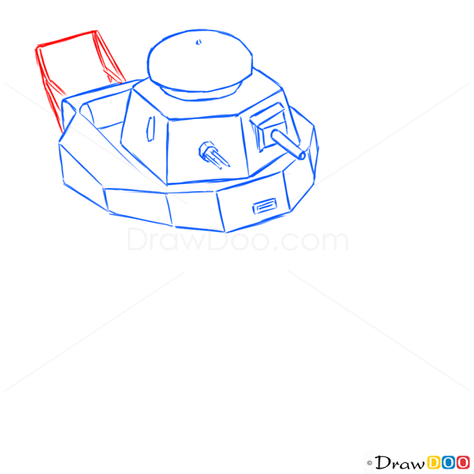 How to Draw Light Tank, MC-1, Tanks