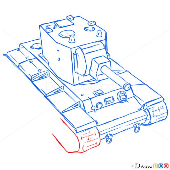 How to Draw Light Tank, A-20, Tanks