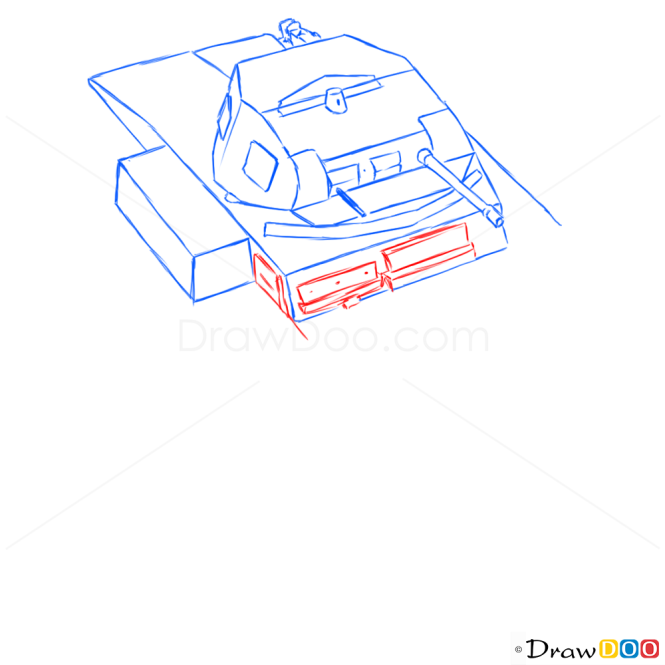 How to Draw Light Tank, PzKpfw II, Tanks