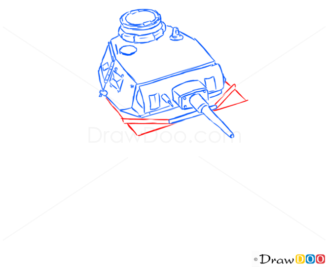 How to Draw Medium Tank, PzKpfw III, Tanks