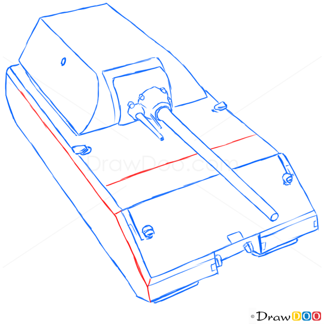 How to Draw Heavy Tank, Maus, Tanks