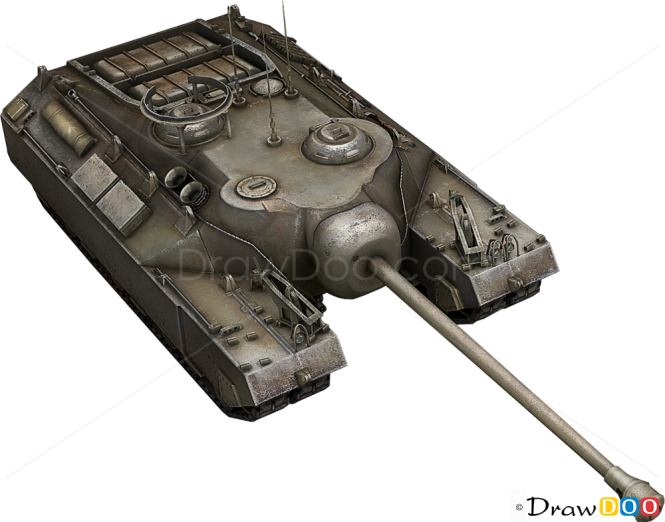 How to Draw Assault Gun, T95, Tanks