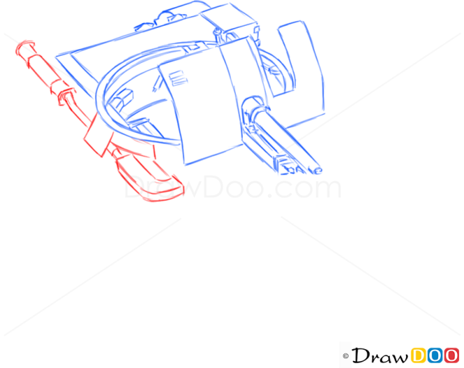 How to Draw Assault Gun, Birch Gun, Tanks