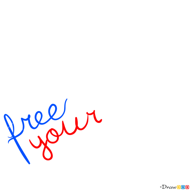 How to Draw Free Yourself, Tattoo Fonts