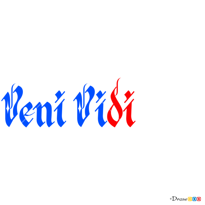 How to Draw Veni Vidi Vici, Tattoo Fonts