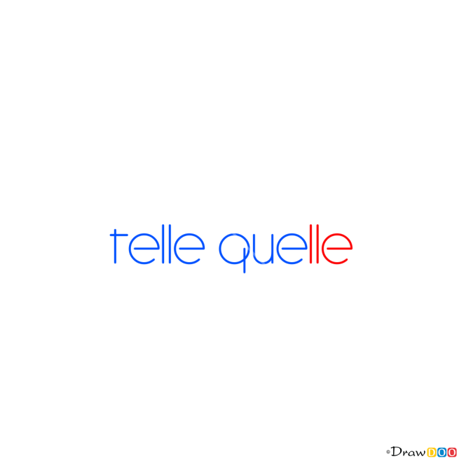 How to Draw Telle Quelle, Tattoo Fonts