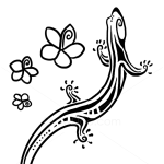 How to Draw Lizard, Tattoo Designs