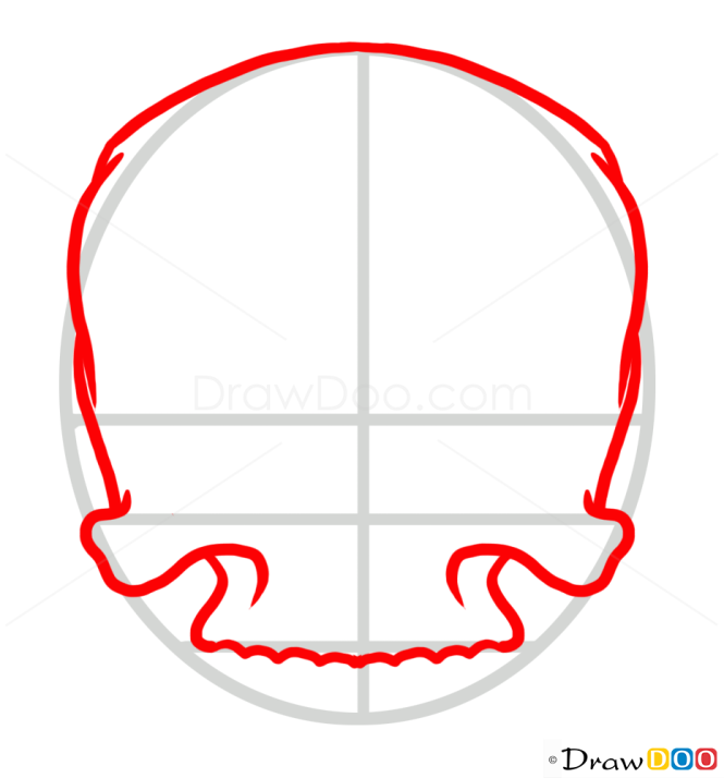How to Draw Angry Skull, Tattoo Skulls