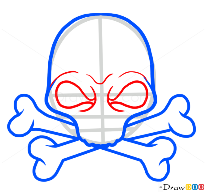 How to Draw Pirate Flag, Skull, Tattoo Skulls