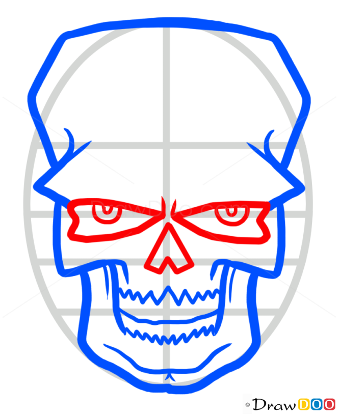 How to Draw Frankenstein  Skull, Tattoo Skulls