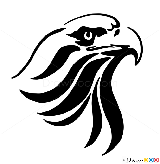 How to Draw Eagle, Tribal Tattoos