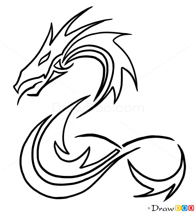 How to Draw Dragon, Tribal Tattoos