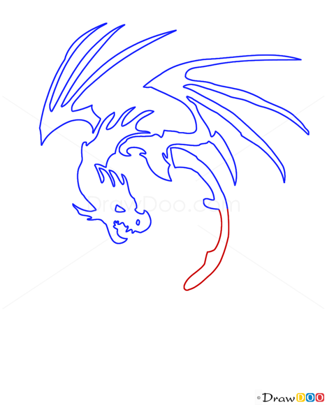 How to Draw Ugly Dragon, Tribal Tattoos