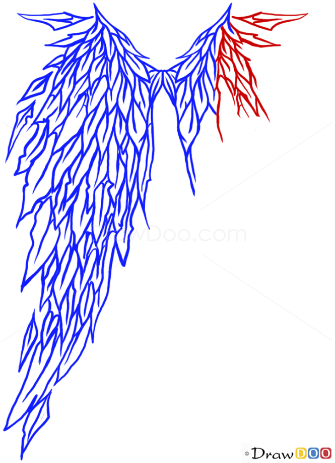 How to Draw Angel Wings, Tribal Tattoos