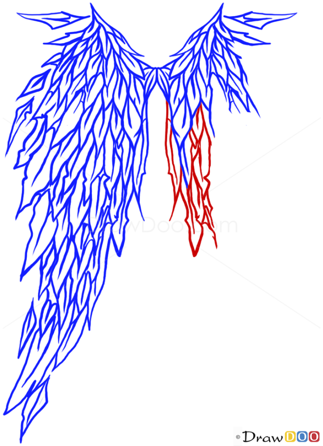 How to Draw Angel Wings, Tribal Tattoos