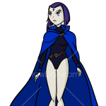 How to Draw Raven, Teen Titans
