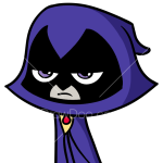 How to Draw Raven 1, Teen Titans