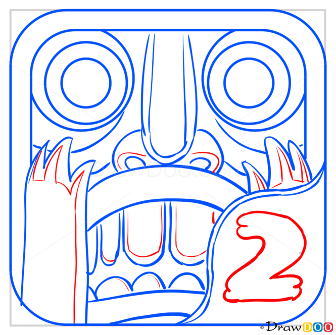 How to Draw Icon, Temple Run