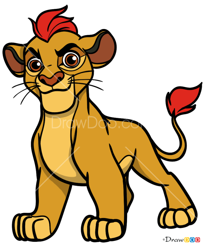 How to Draw Kion, The Lion Guard