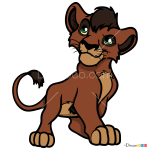 How to Draw Kovu, The Lion Guard
