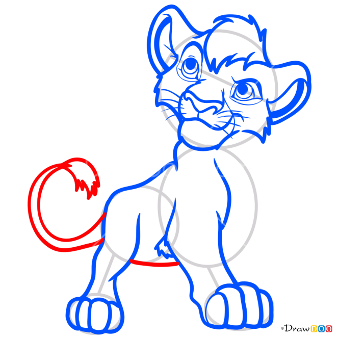 How to Draw Kovu, The Lion Guard