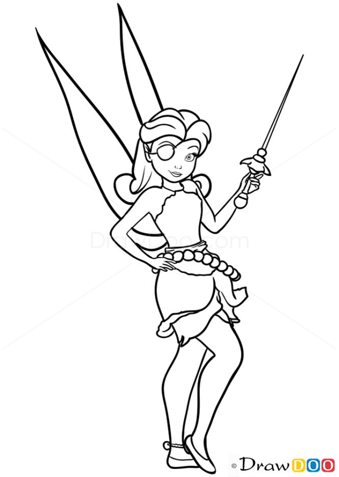 How to Draw Animal Fairy, Tinker Bell