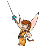 How to Draw Light Fairy, Tinker Bell