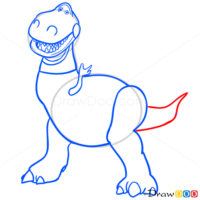 How to Draw Rex, Toy Story